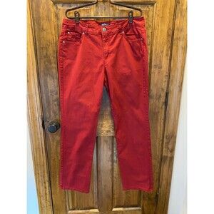 Bandolino Samantha Womens Size 14 Burgundy Pants Slacks Casual Work EUC